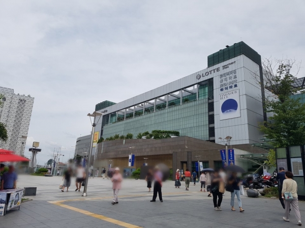 ‘청량리역 롯데캐슬 SKY-L65’가 들어서는 청량리역 일대 모습. 사진=이동욱 기자