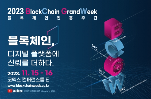 신한은행이 오는 15일 개최되는 ‘2023 블록체인 진흥주간(Blockchain Grand Week)’에 참여해 홍보 부스를 운영하고 개최 기념 NFT(Non-Fungible Token)를 발행한다. 사진=신한은행.