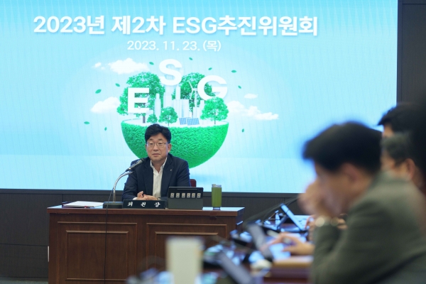 NH농협은행은 지난 23일 서울시 중구 농협은행 본사에서 ‘제2차 ESG추진위원회’를 개최했다. 사진=농협은행.
