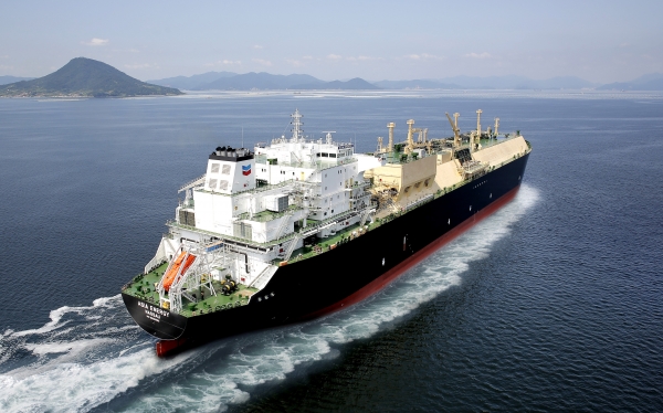 HD현대마린솔루션과 셰브론이 ‘저탄소 선박 개조 계약’을 16만 입방미터급 LNG운반선 아시아 에너지호(Asia Energy). 사진=HD현대마린솔루션