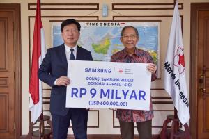 삼성전자, 인도네시아 지진 피해 지역에 60만 달러 지원