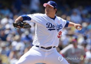 류현진, 한국선수 5번째로 MLB 이주의 선수 수상