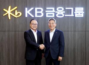 윤종규 KB금융그룹 회장, 고객의 삶 행복 위해 일본 솜포홀딩스와 협력 가속화