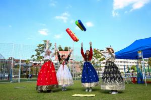 [포토] 건국대 국제처, 추석맞이 외국인 학생 위한 전통문화체험 행사 개최