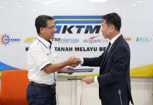 한문희 코레일 사장, 말레이시아철도(KTMB)와 협력강화 업무협약 체결