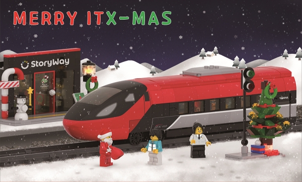 한국철도공사(코레일)가 성탄절을 콘셉트로 한 세 번째 열차 조립블록 기획상품 ‘ITX-새마을’을 오는 21일 출시한다. 사진=코레일