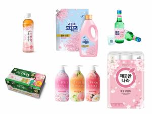 유통업계, 벚꽃 한정판으로 봄맞이 마케팅 승부수
